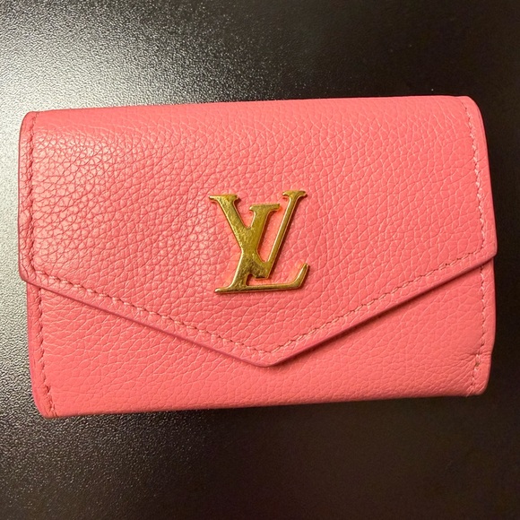 Louis Vuitton Portefeuille Lock Mini Wallet Pink Calf Leather LV - Picture 2 of 12